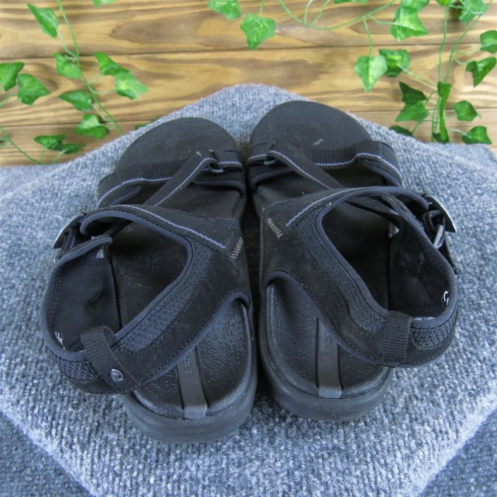 Sole Men's  Strappy Black Synthetic Size 11 Medium Gently‎ Used 2025
